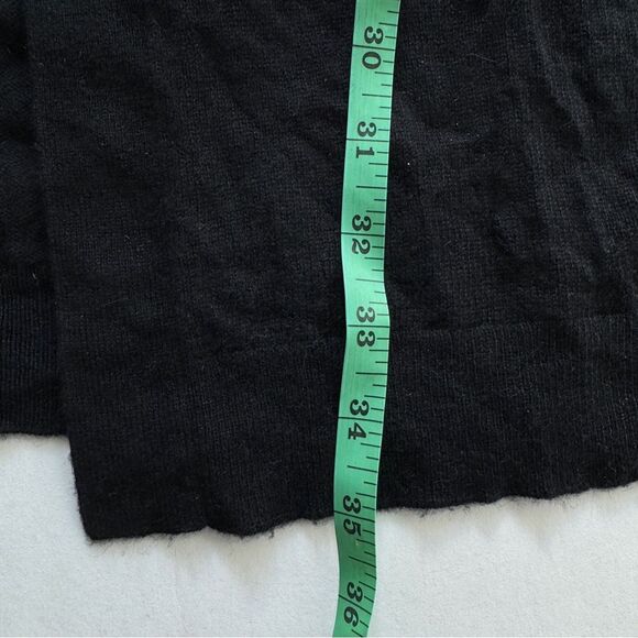 Theory Minareeya Black Cashmere Sleeveless Cardigan Size TP - Picture 6 of 8